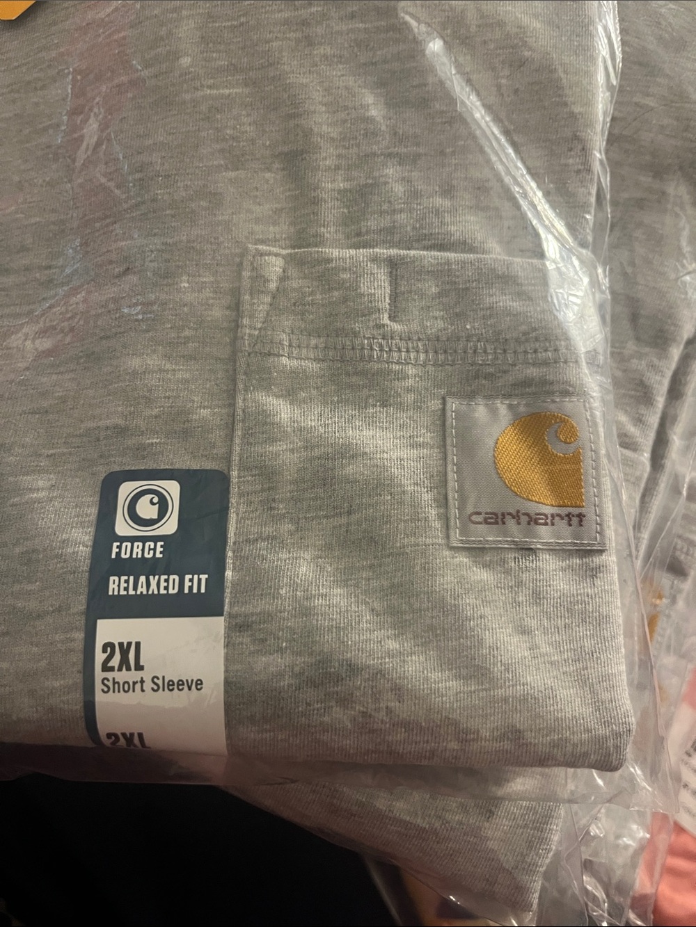 1 Carhartt Men's Force Relaxed Fit Midweight Short-Sleeve Pocket T-Shirt 2XL XXL - Picture 12 of 14